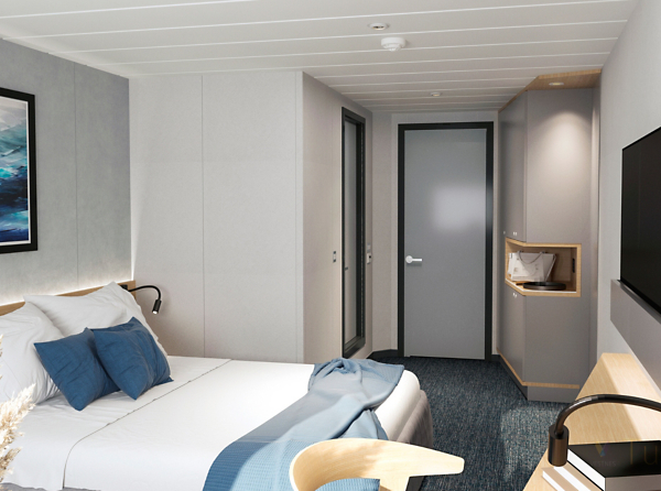 Interior Cabin — Double Bed