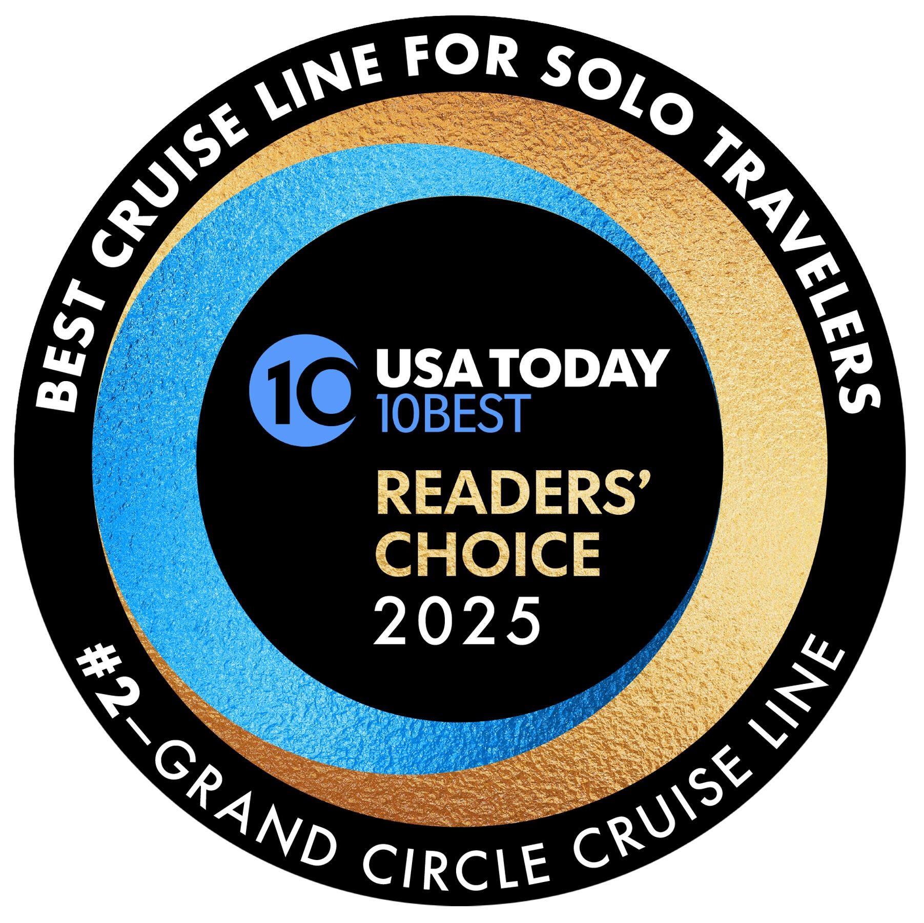 USA Today Reader's Choice 2024 Solo Travelers Award Logo