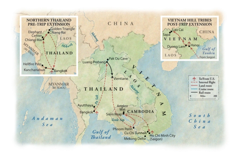 Southeast Asia Tour, Thailand, Laos, Vietnam & Cambodia