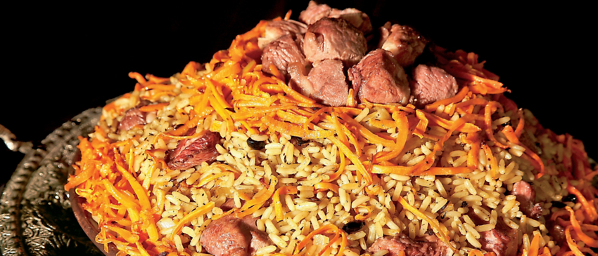 Uzbek Beef And Rice Pilaf Recipe Uzbek Plov Grand Circle Travel