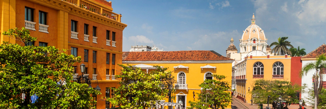 City central Plaza of Armenia, Quindio, Colombia.