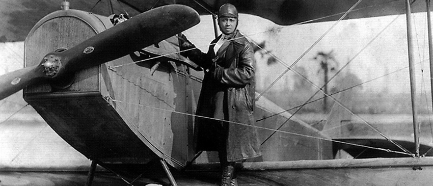 Fly Like Bessie Coleman Black History Month' Water Bottle