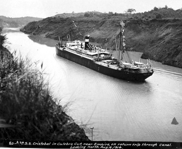 First Transit of the Panama Canal | S.S. Cristobal: The Panama